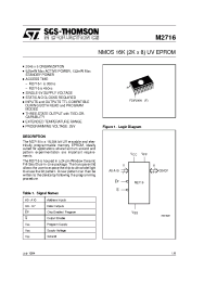 Datasheet M27128AF1 manufacturer STMicroelectronics